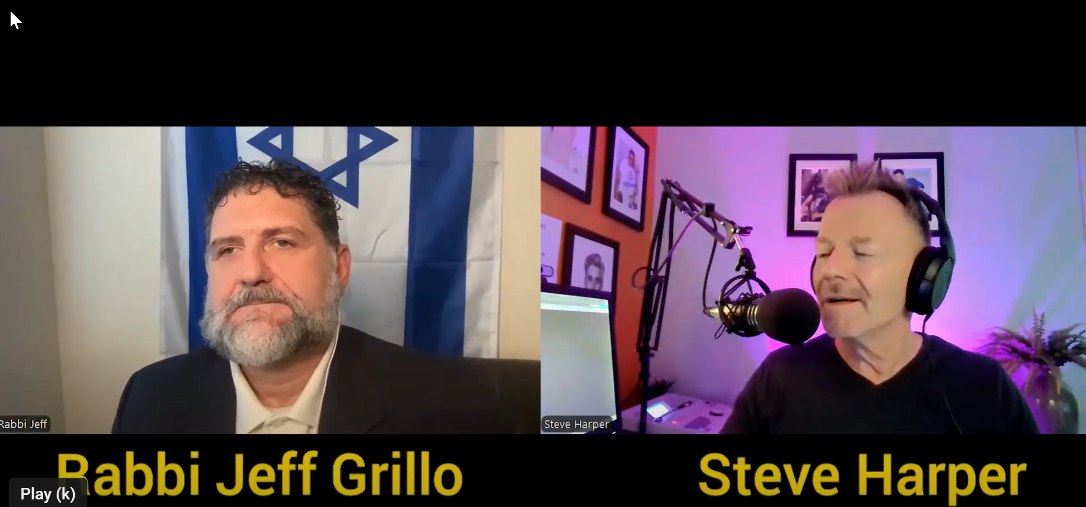 Interview Business News Podcast Steve Harper Rabbi-Jeff-Grillo-of-the-Rock-of-Israel-Congregation-interviewed-by-Steve-Harper-Business-News-Podcast